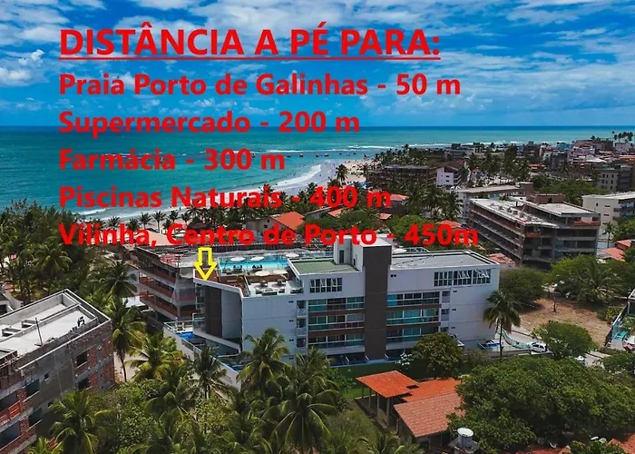 Pé na Areia Flats em Porto de Galinhas